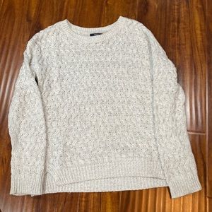 Cute white and silver sparkly sweater